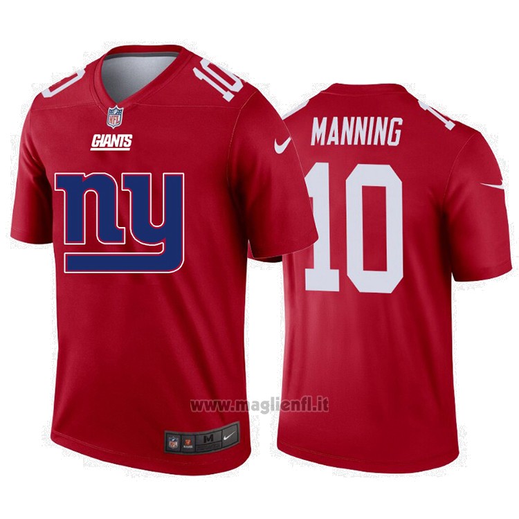 Maglia NFL Limited New York Giants Manning Big Logo Rosso